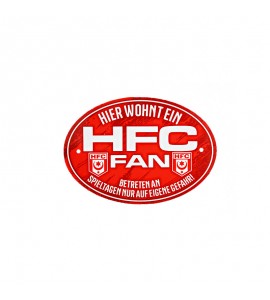 Türschild HFC Fan
