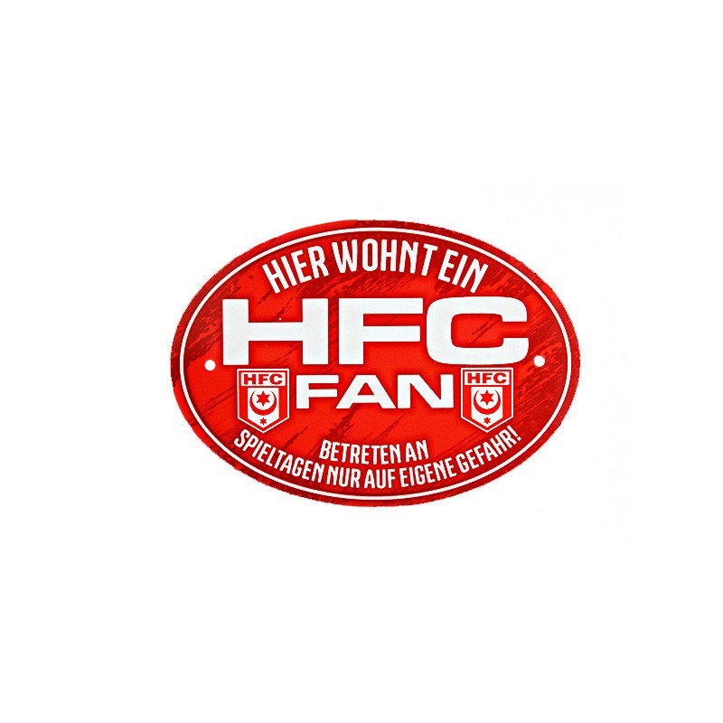 Türschild HFC Fan