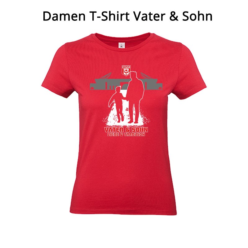 Damen T-Shirt Vater & Sohn