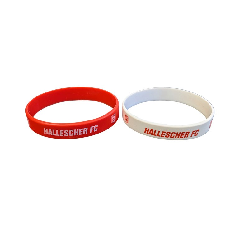 Silikonarmband 2er Set Hallescher FC